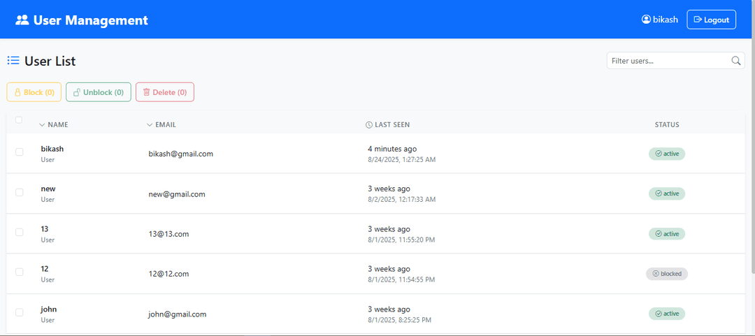 User Management System